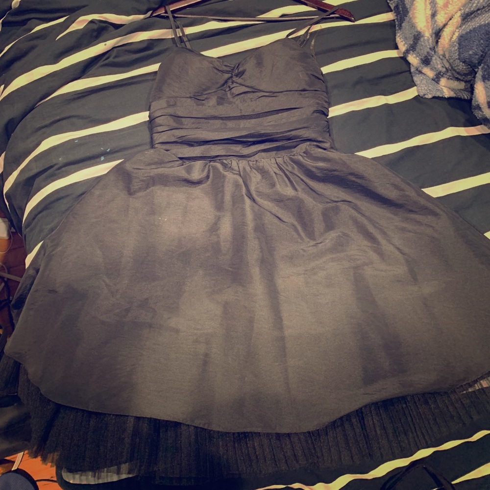 Black mini prom dress